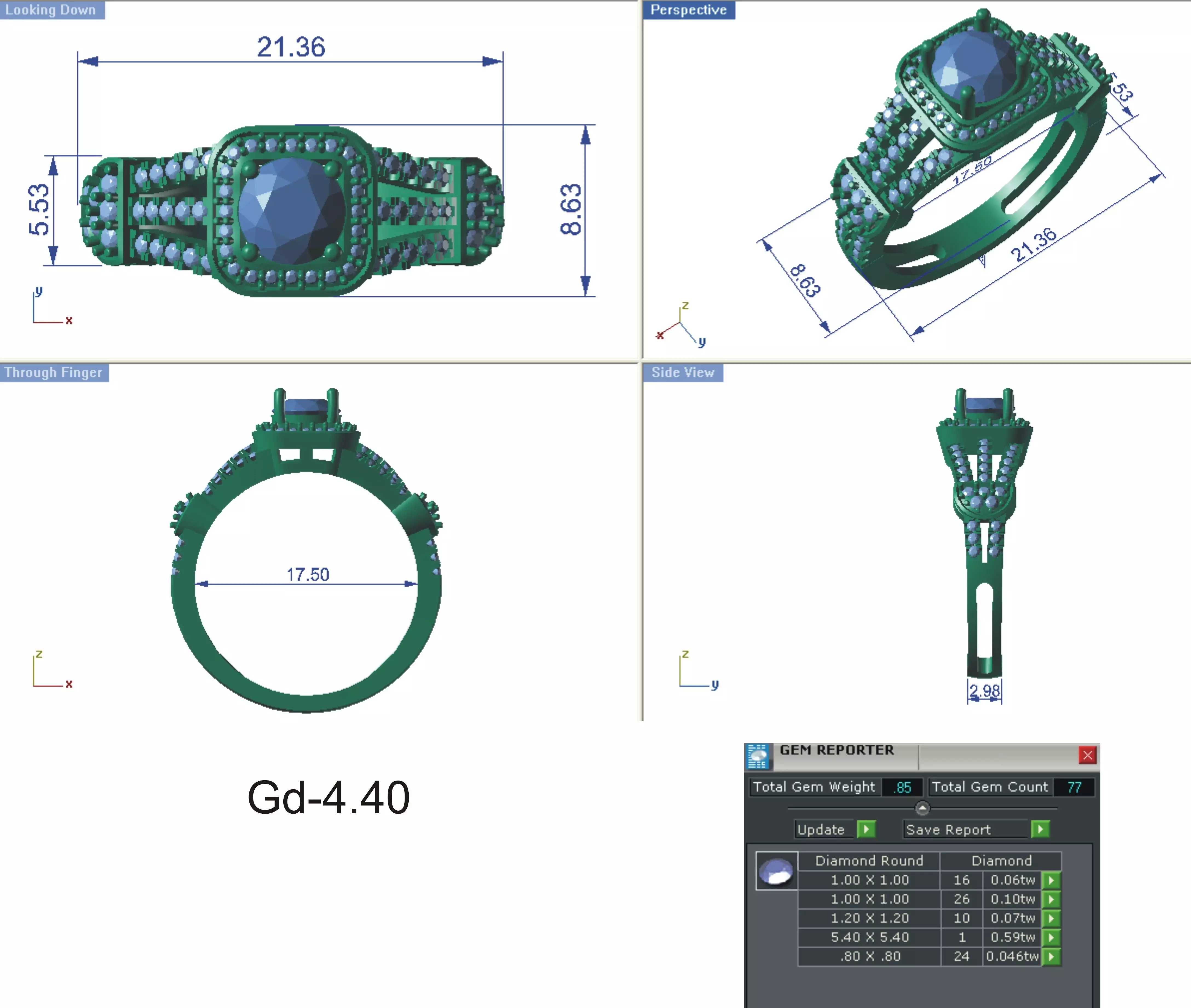 Fairytale Ring 3D print model_0