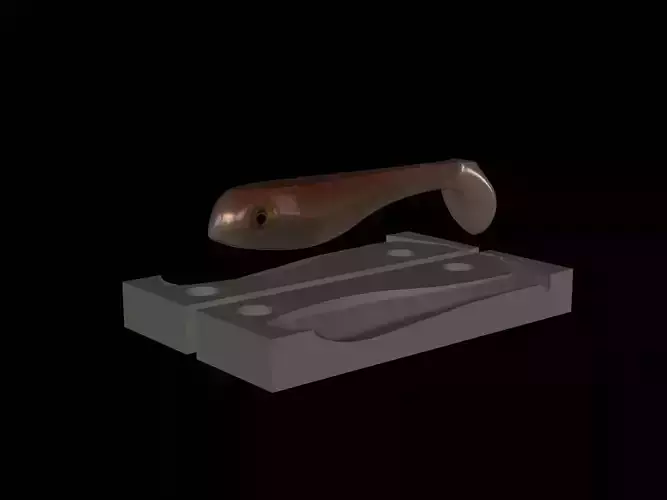 AM BAIT FISH 5 CM HOOF FORM FOR PREDATOR FISHING