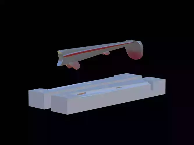 AM BAIT FISH 9CM HOOF FORM FOR PREDATOR FISHING