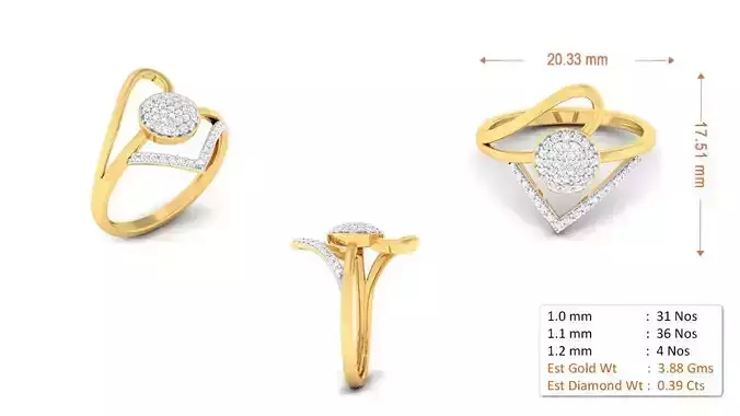 Stylish Rings For Womens Gold 53