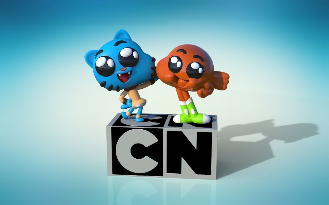 Gumball-Darwin  3D print model_1