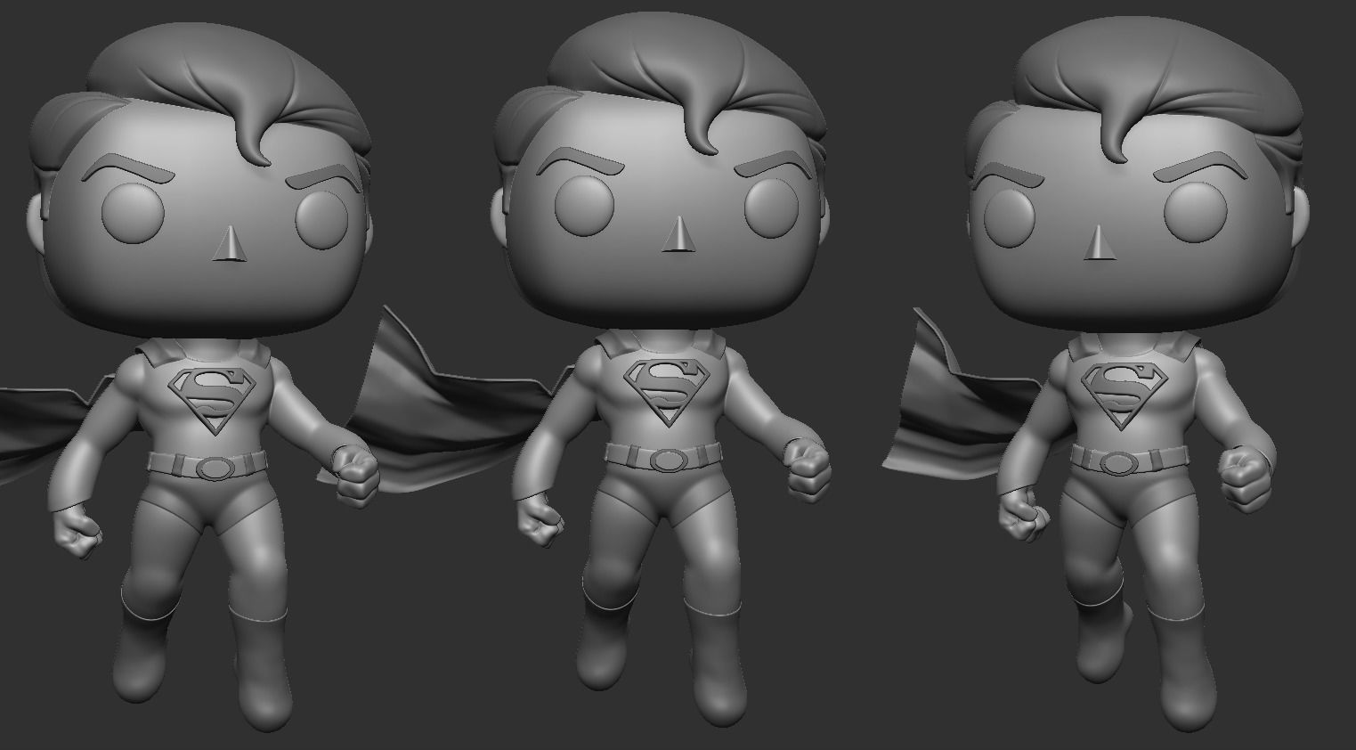 SUPERMAN Funko pop 3D print model_1