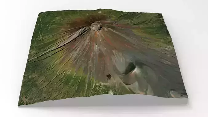 Mountain landscape Volcano Fuji Japan