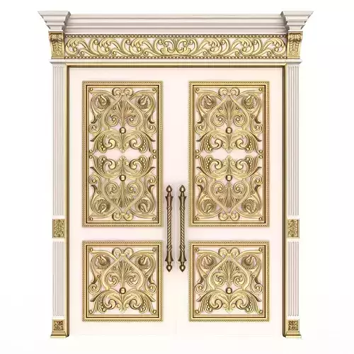 Carved Door Classic 01001 White