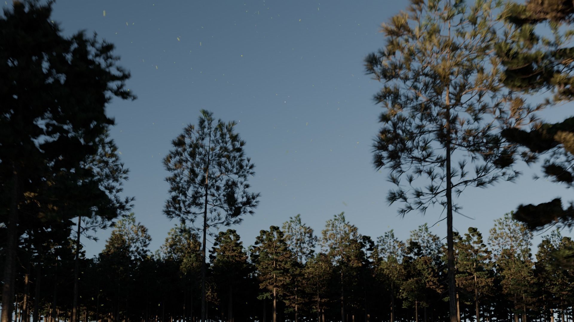 Lake in the forest 3D model_1