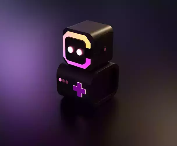 RobotGPT Low-poly 3D model