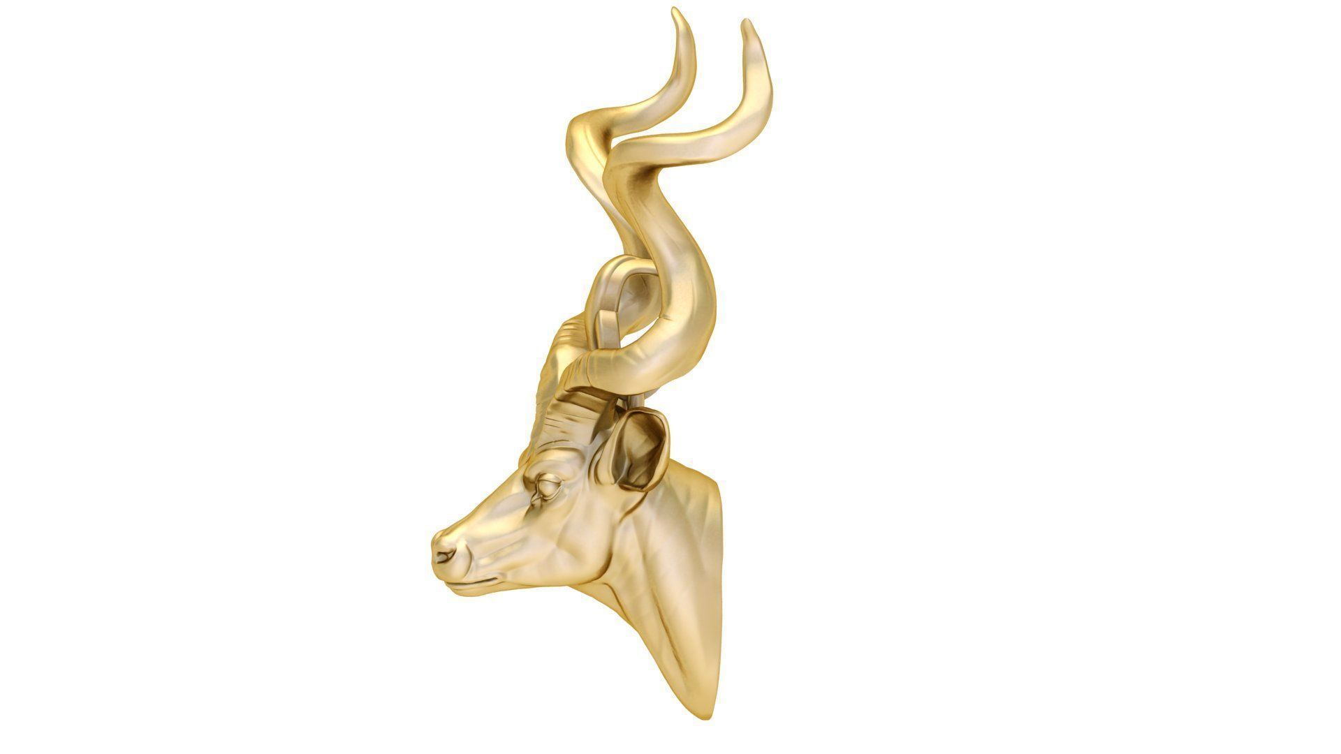 Antelope Pendant 3D print model_1