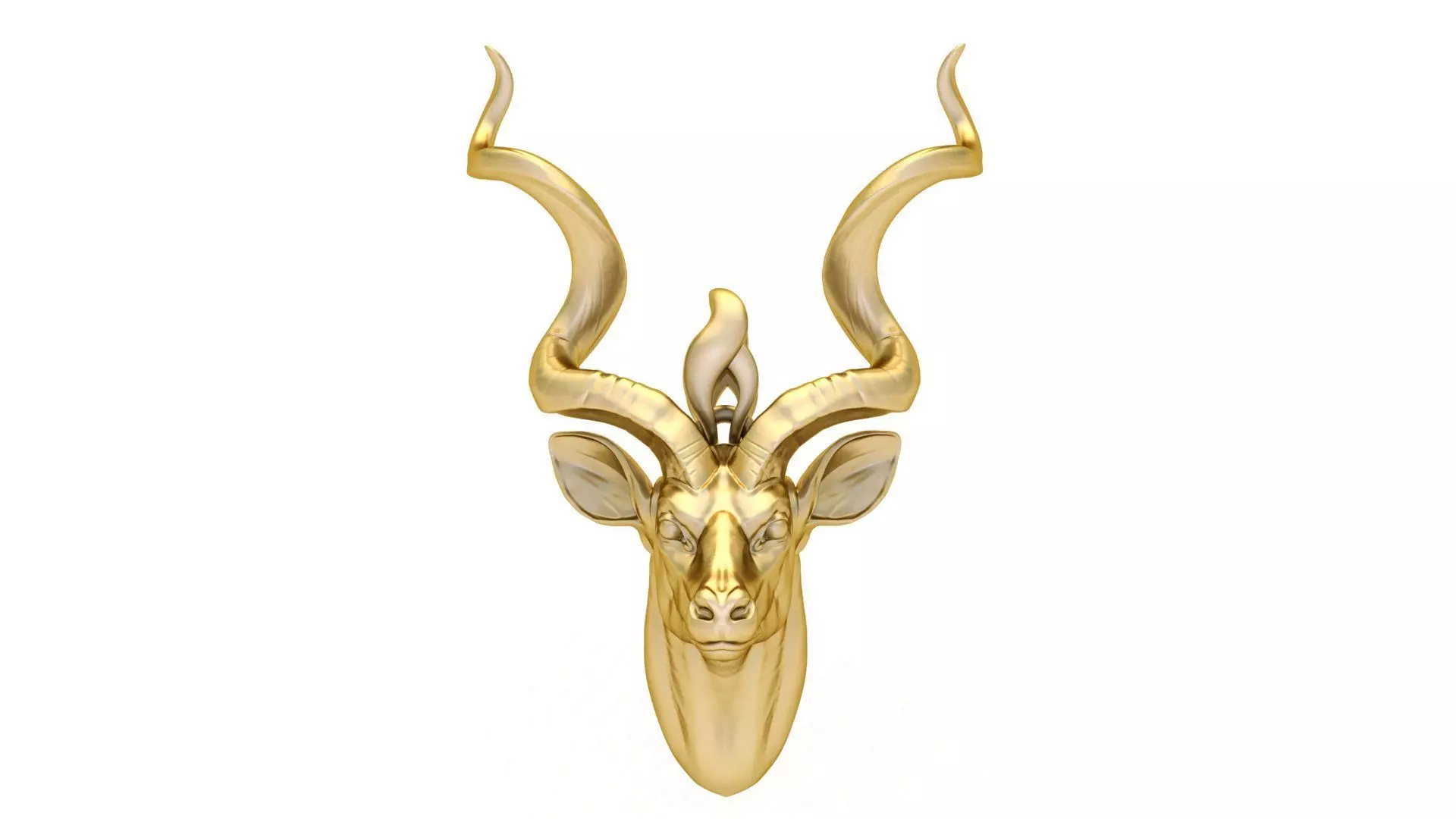 Antelope Pendant 3D print model_0