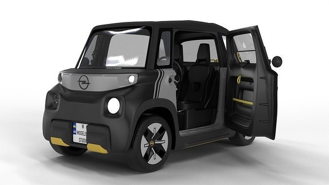 Opel Rock-e 2020  3d model HQ interior 3D model