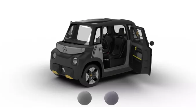 Opel Rock-e 2020  3d model HQ interior