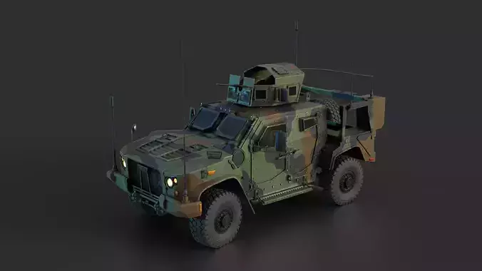 Oshkosh JLTV Game Ready PBR 4k Low-poly 3D model