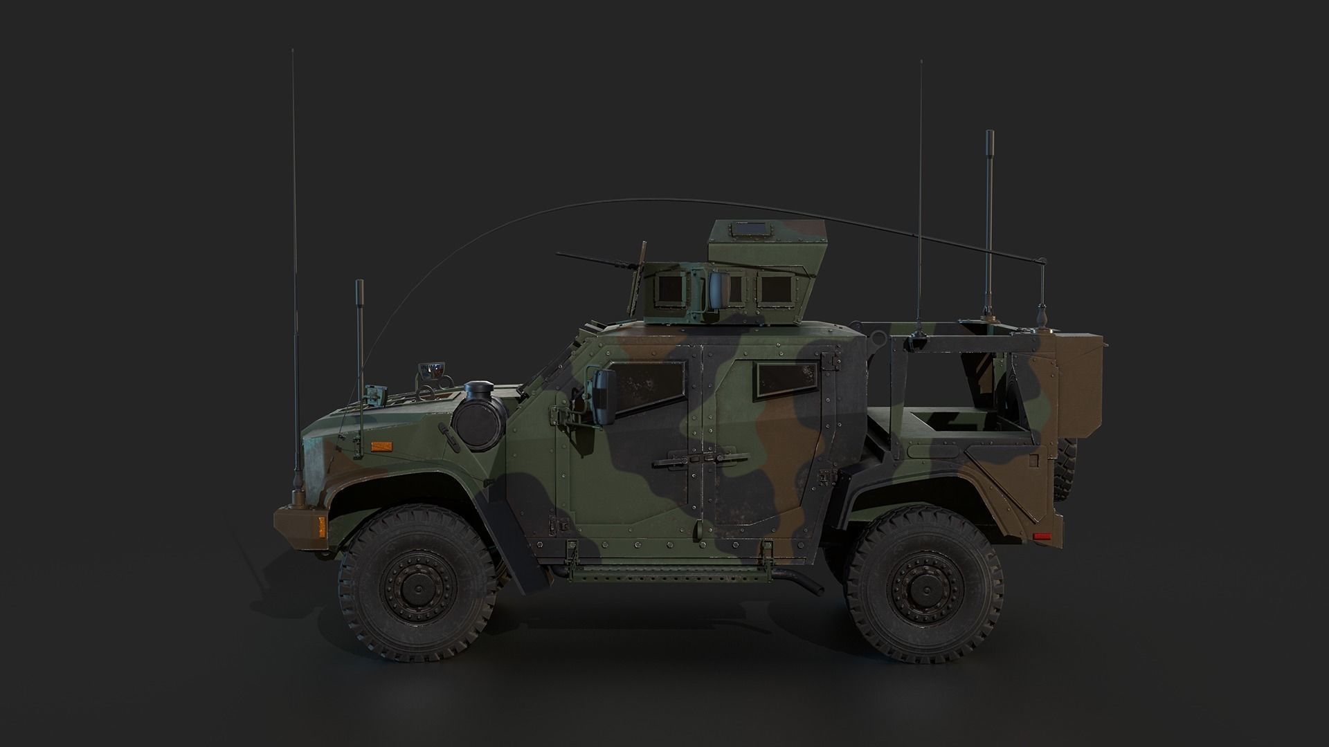 Oshkosh JLTV Game Ready PBR 4k Low-poly 3D model_4