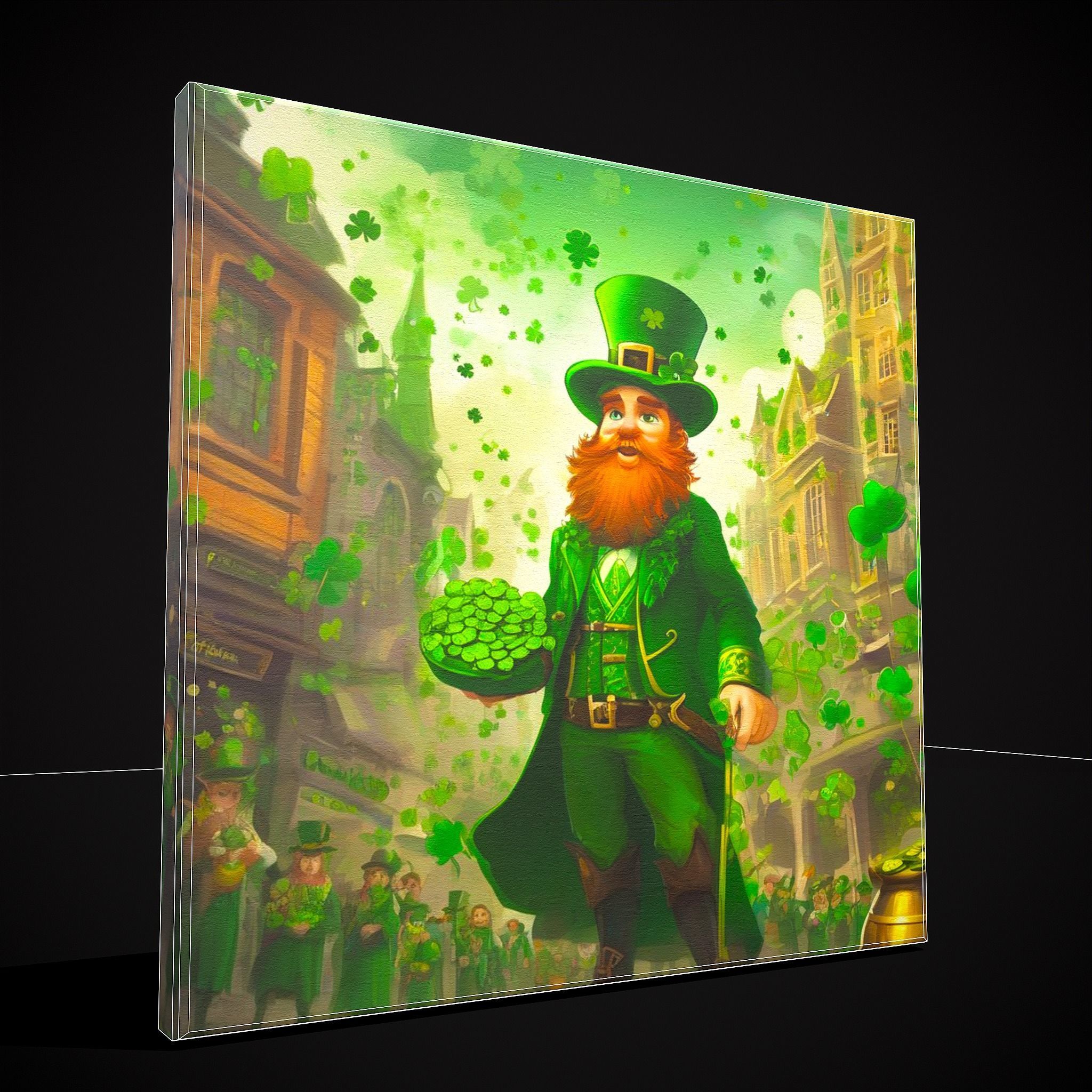 St  Pattys Painting One Low-poly 3D model_2