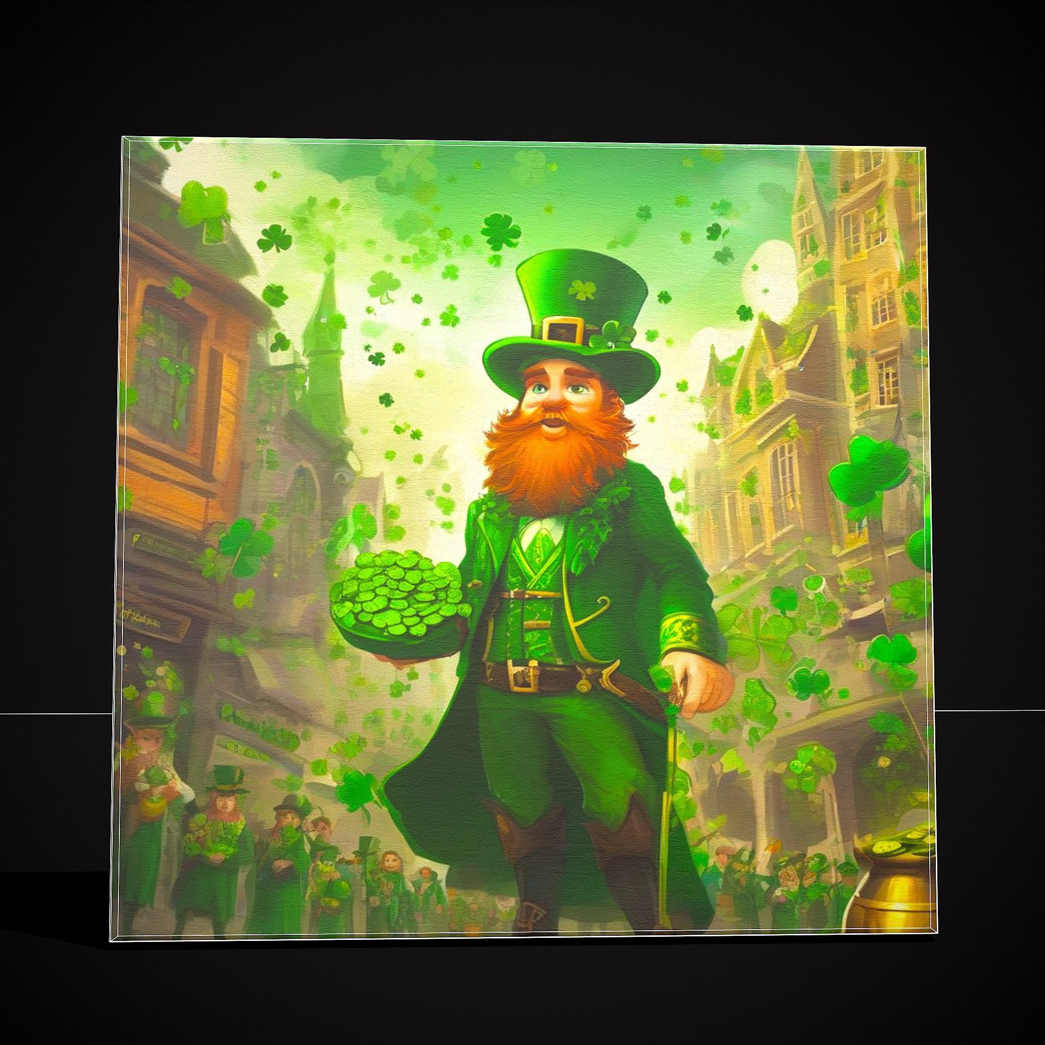 St  Pattys Painting One Low-poly 3D model_4
