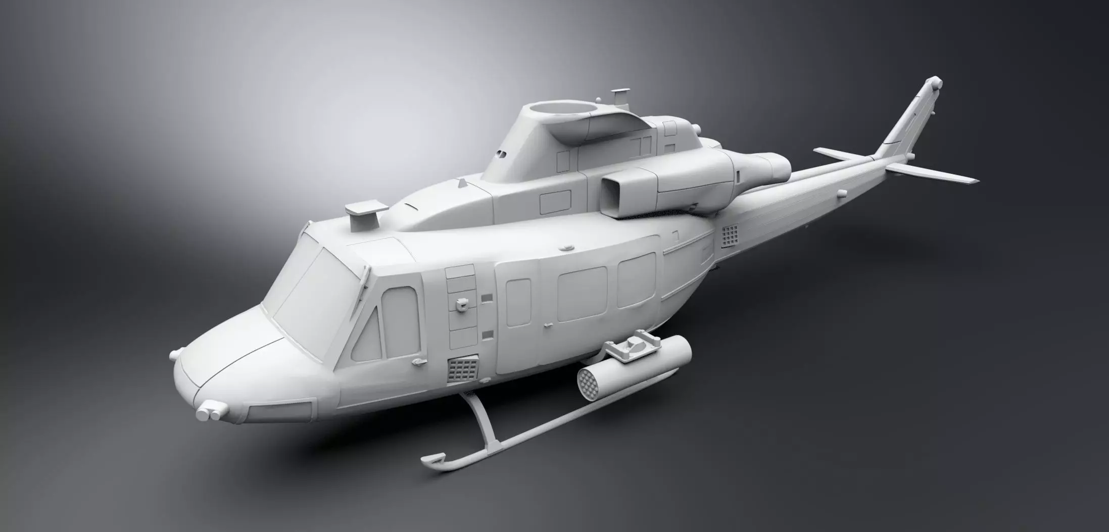 UH1Y Venom Shell model 3D print model