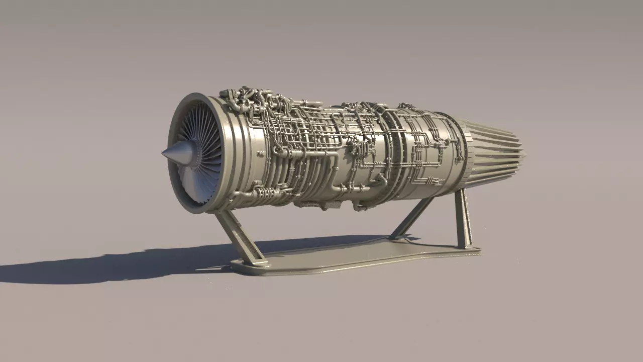 JetEngine for 3Dprint 3D print model