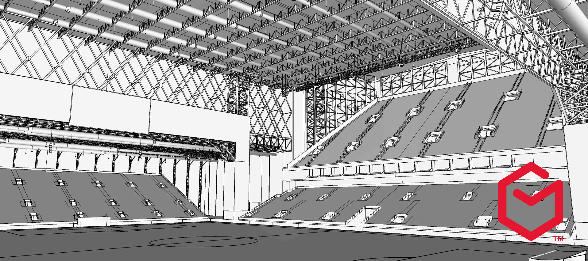 Kingdom Arena - Riyadh Arabia Saudi 3D model_11