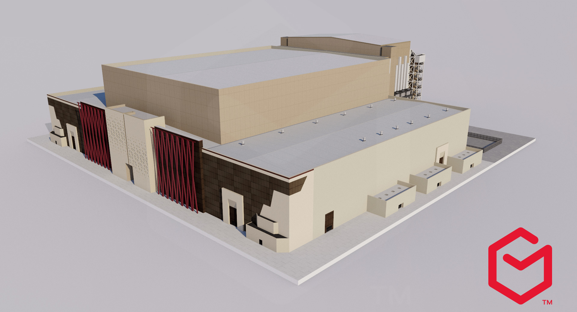 Kingdom Arena - Riyadh Arabia Saudi 3D model_2