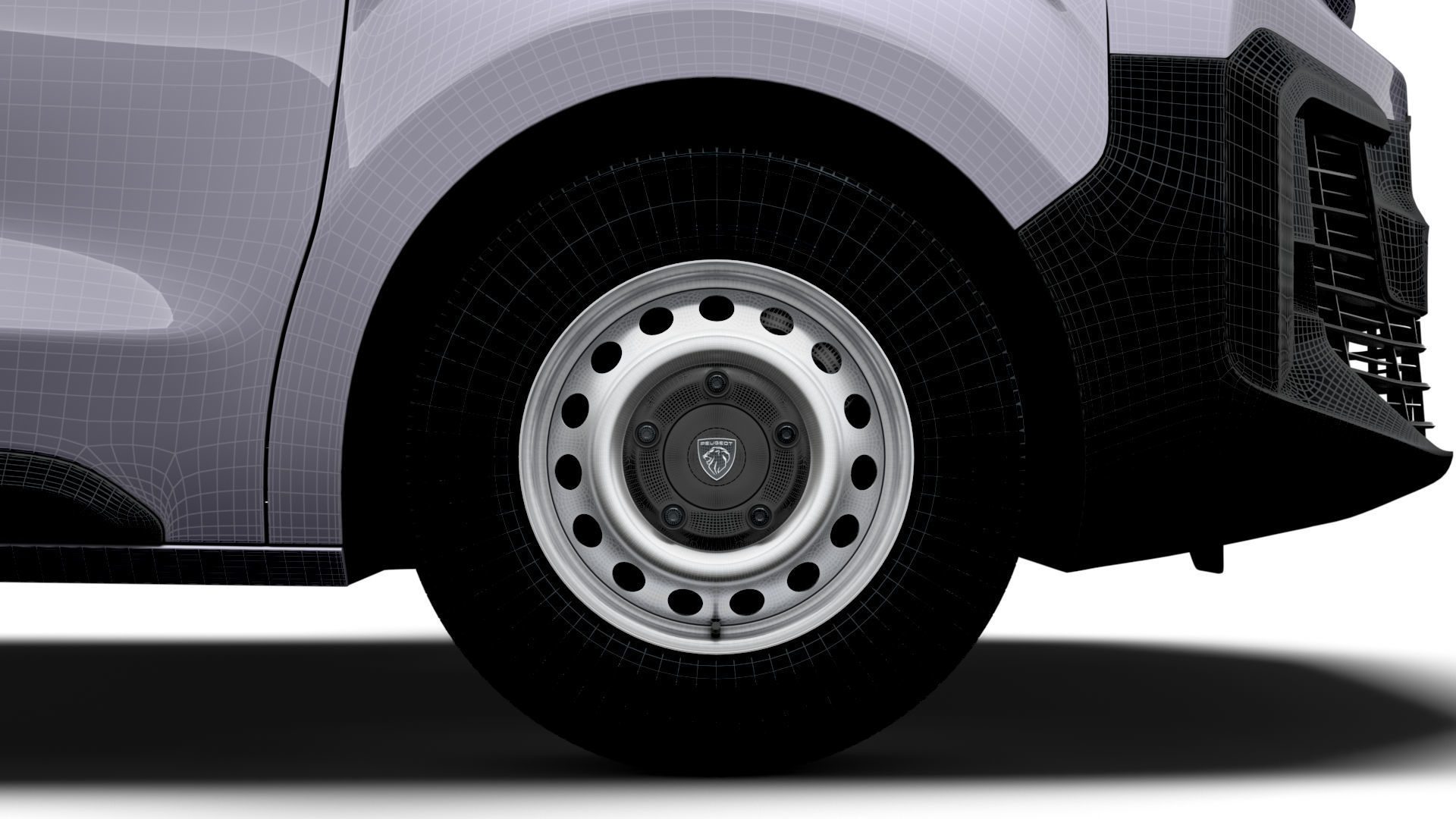 Peugeot e Expert Van L1 2024 3D model_23