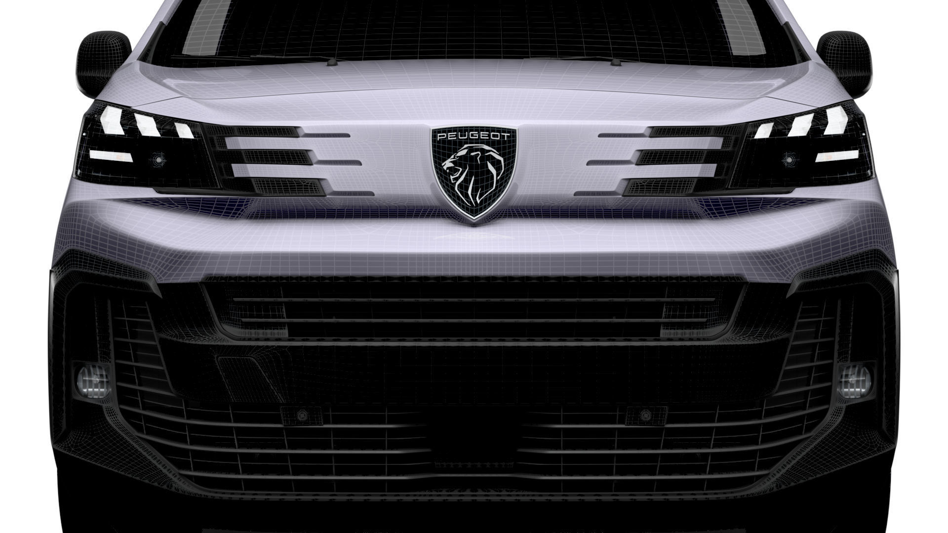 Peugeot e Expert Van L1 2024 3D model_21