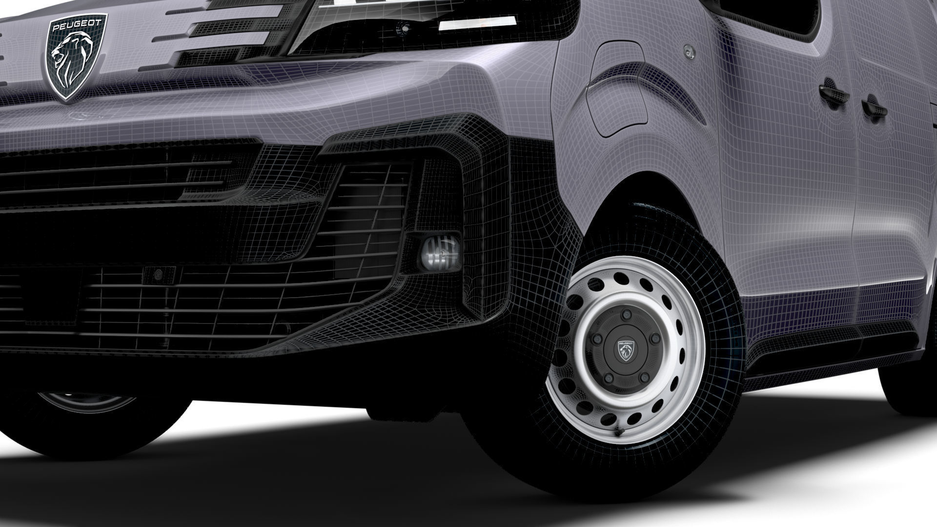 Peugeot e Expert Van L1 2024 3D model_17