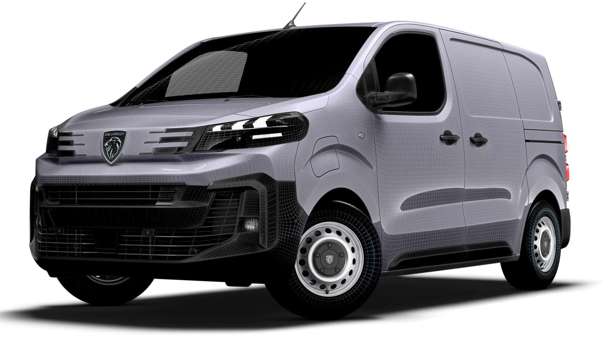 Peugeot e Expert Van L1 2024 3D model_22