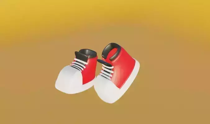  Isometric Shoes 3D Model