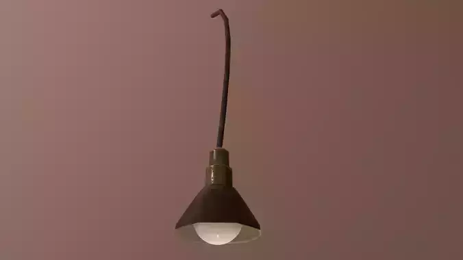 Pendant Lamp Vintage - Low Poly PBR Game Ready
