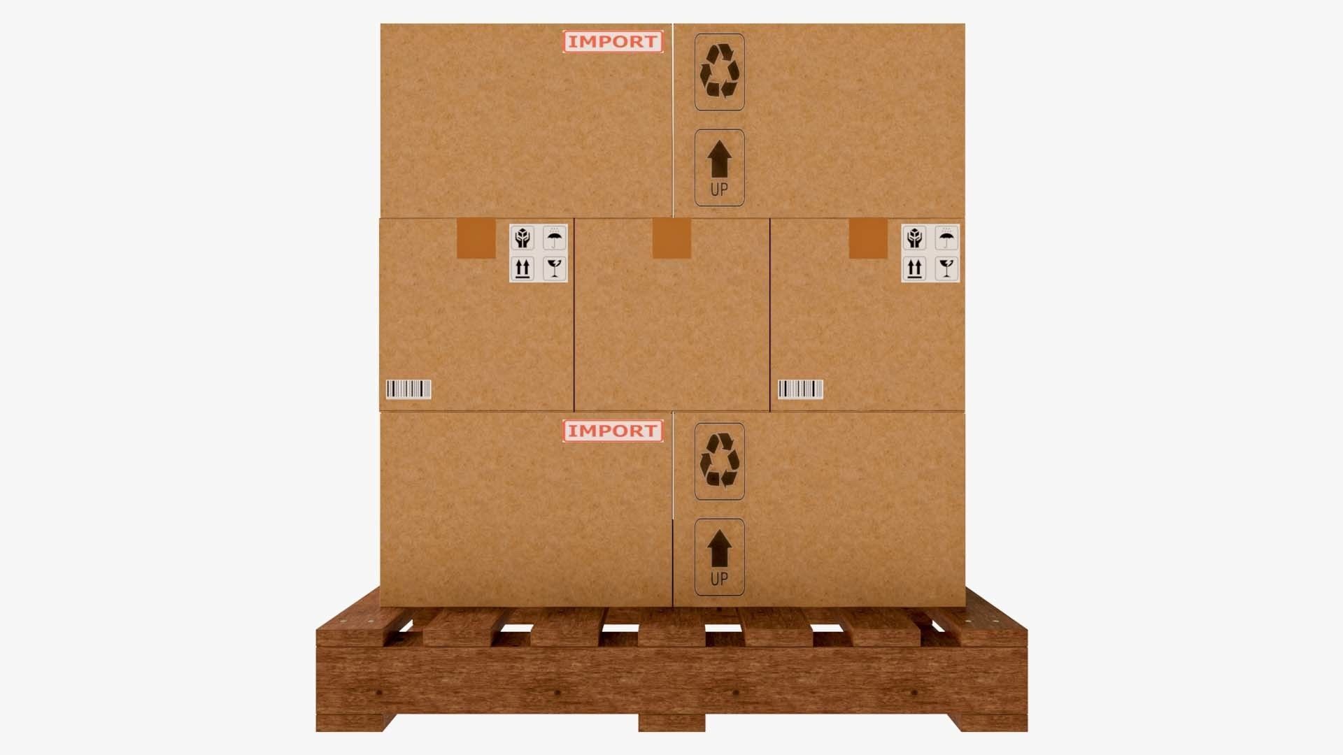 Pallet  3D model_7