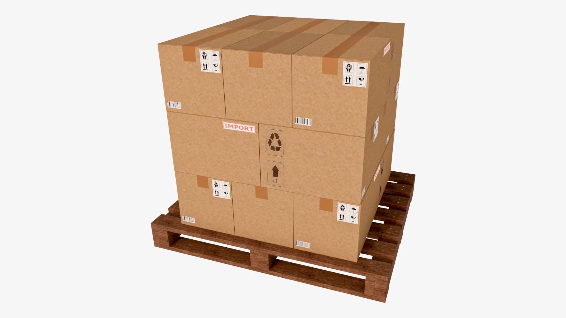 Pallet  3D model_4