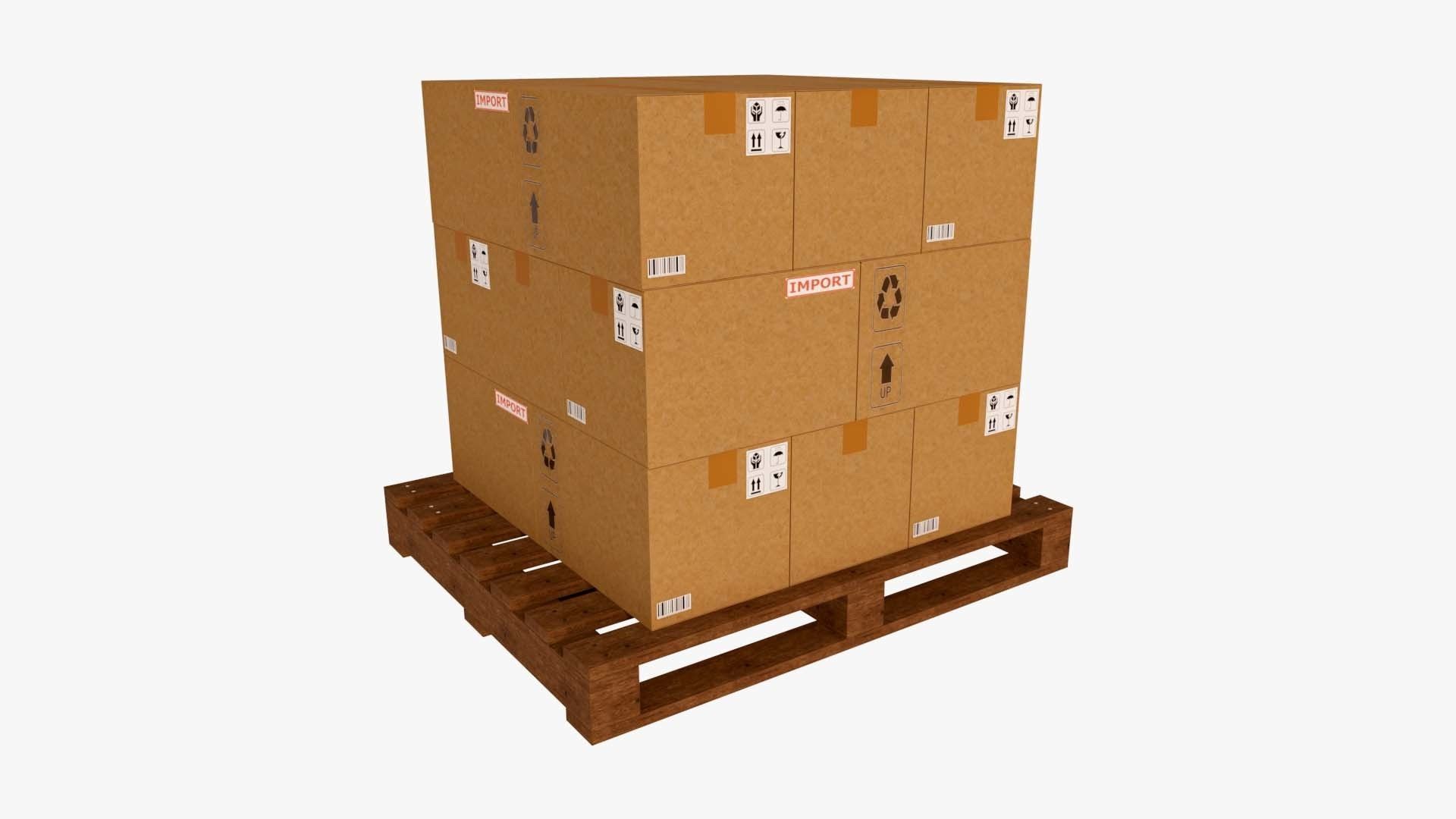Pallet  3D model_1