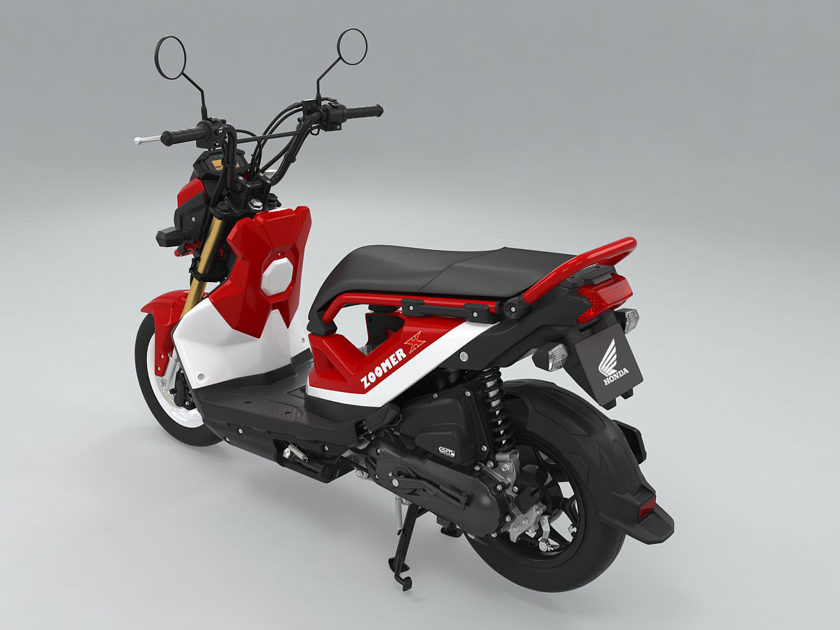 Honda Zoomer X 110cc Scooter 3D model_5