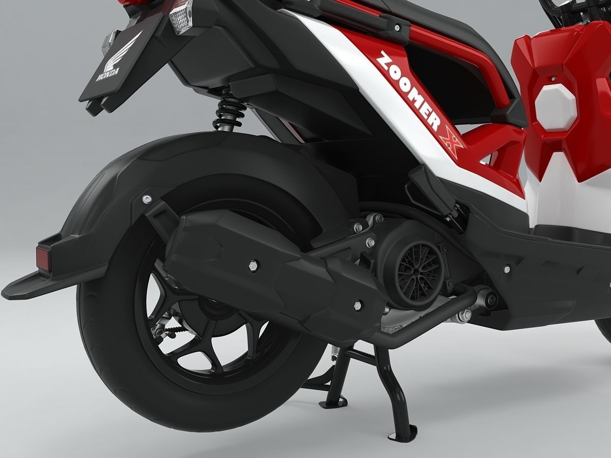 Honda Zoomer X 110cc Scooter 3D model_9