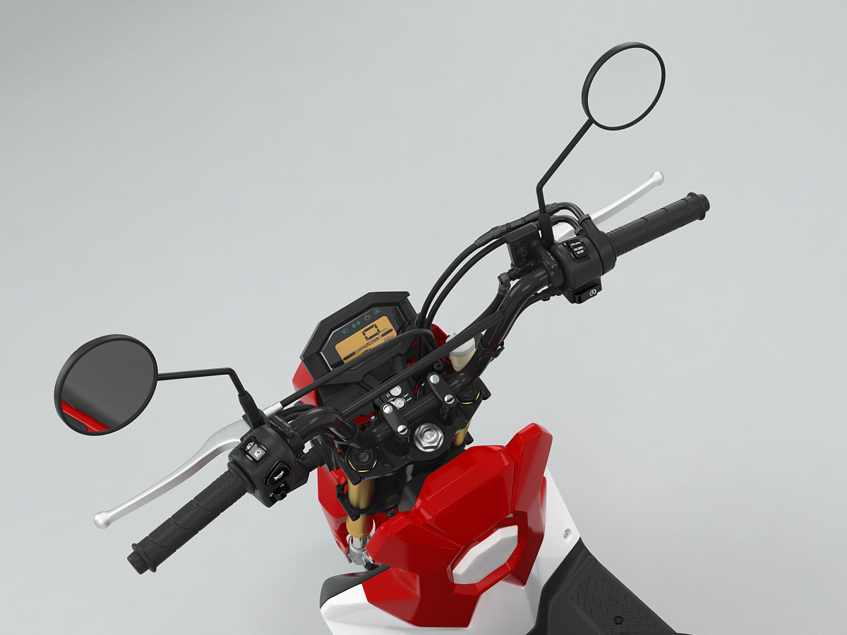 Honda Zoomer X 110cc Scooter 3D model_8