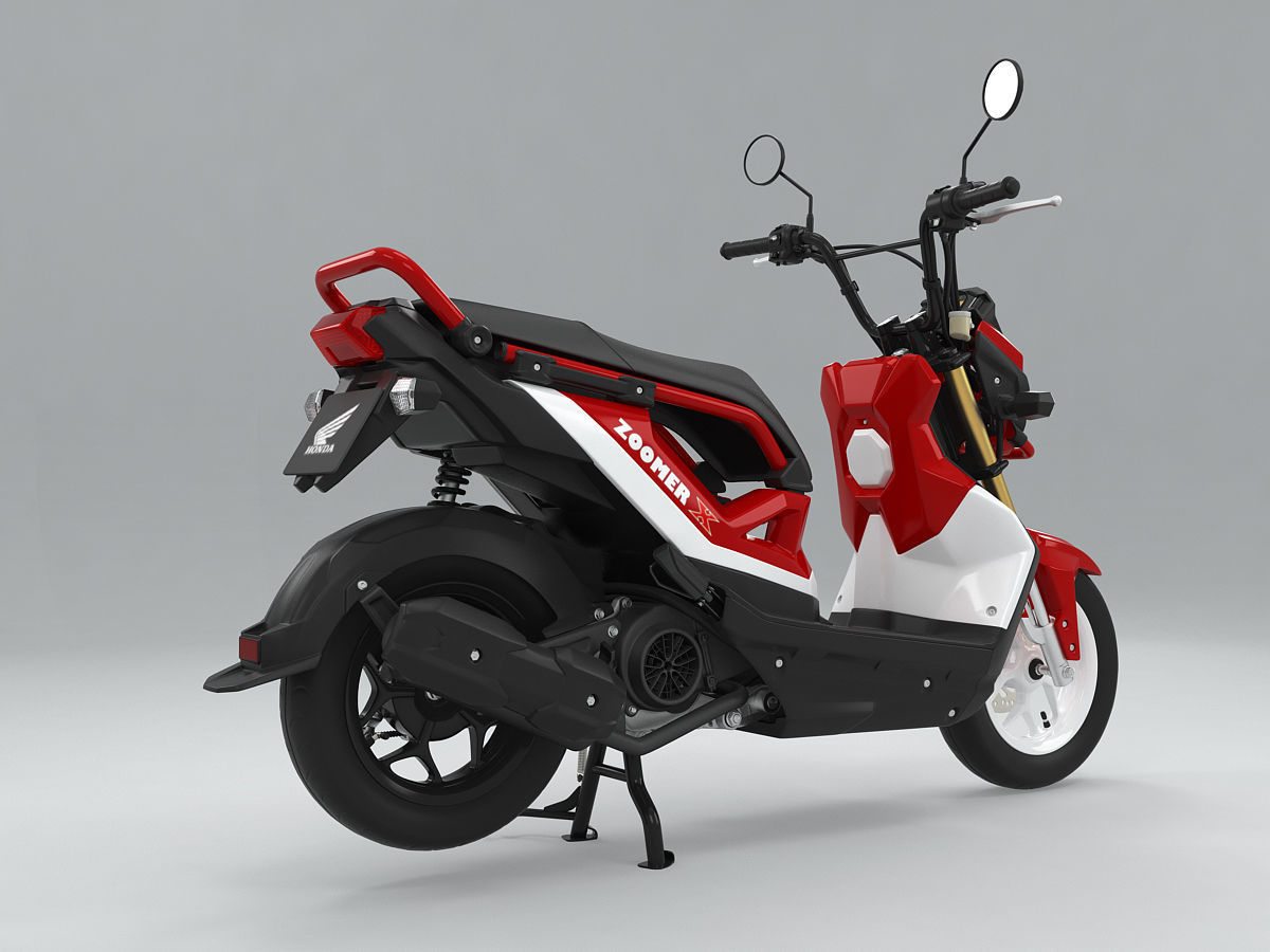 Honda Zoomer X 110cc Scooter 3D model_3