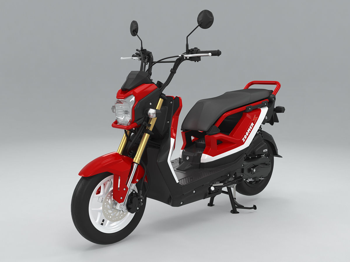 Honda Zoomer X 110cc Scooter 3D model_4