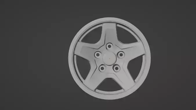 Mammoth Boulder Charcoal Wheel