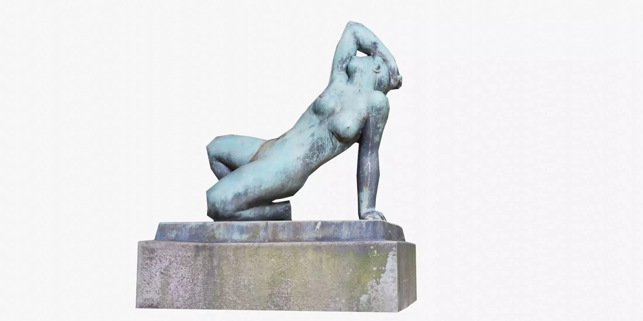 3D Scan Statue Danae 3D model