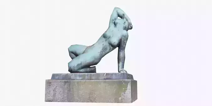 3D Scan Statue Danae