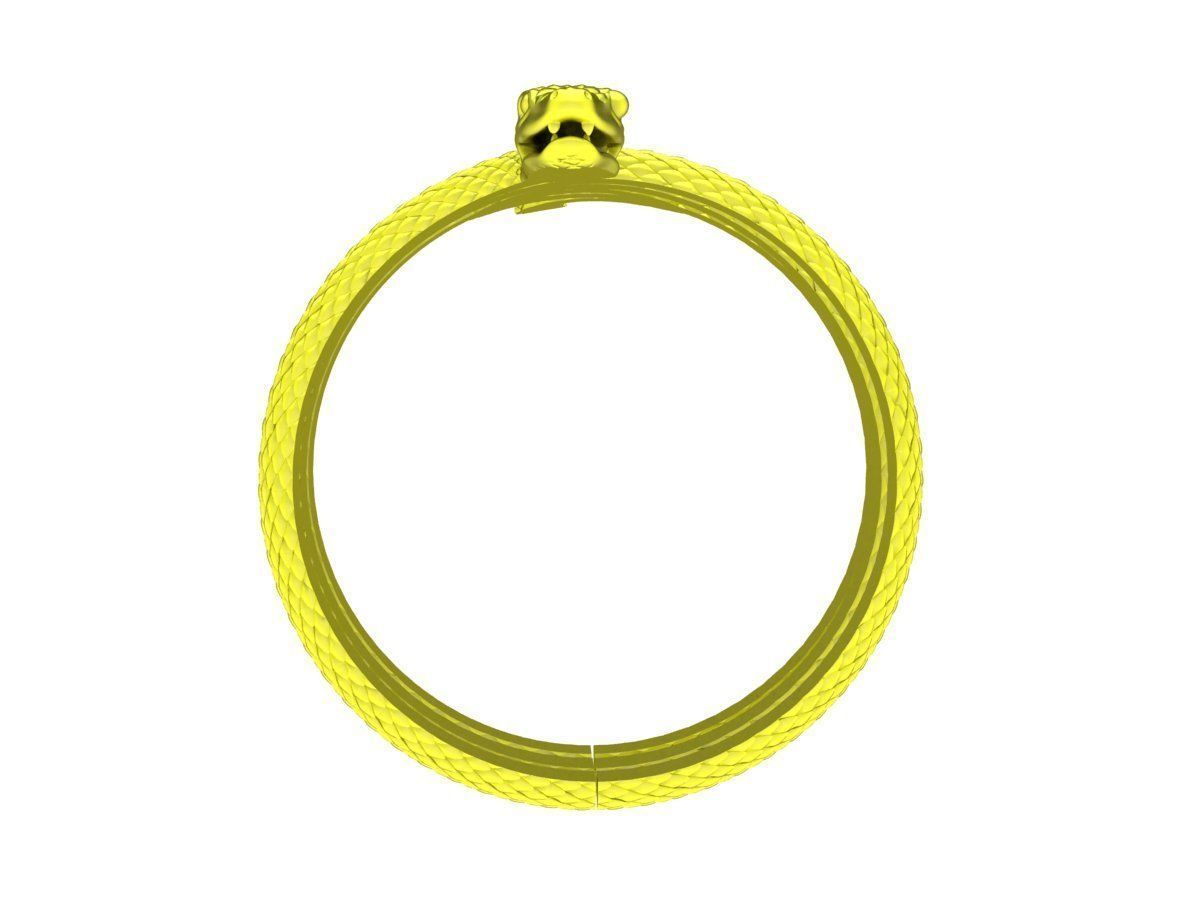 A6266 Snake Women Bangle 3D print model_2