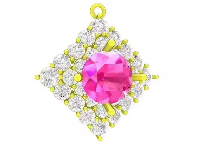 4959 luxury fashion diamond women pendant 