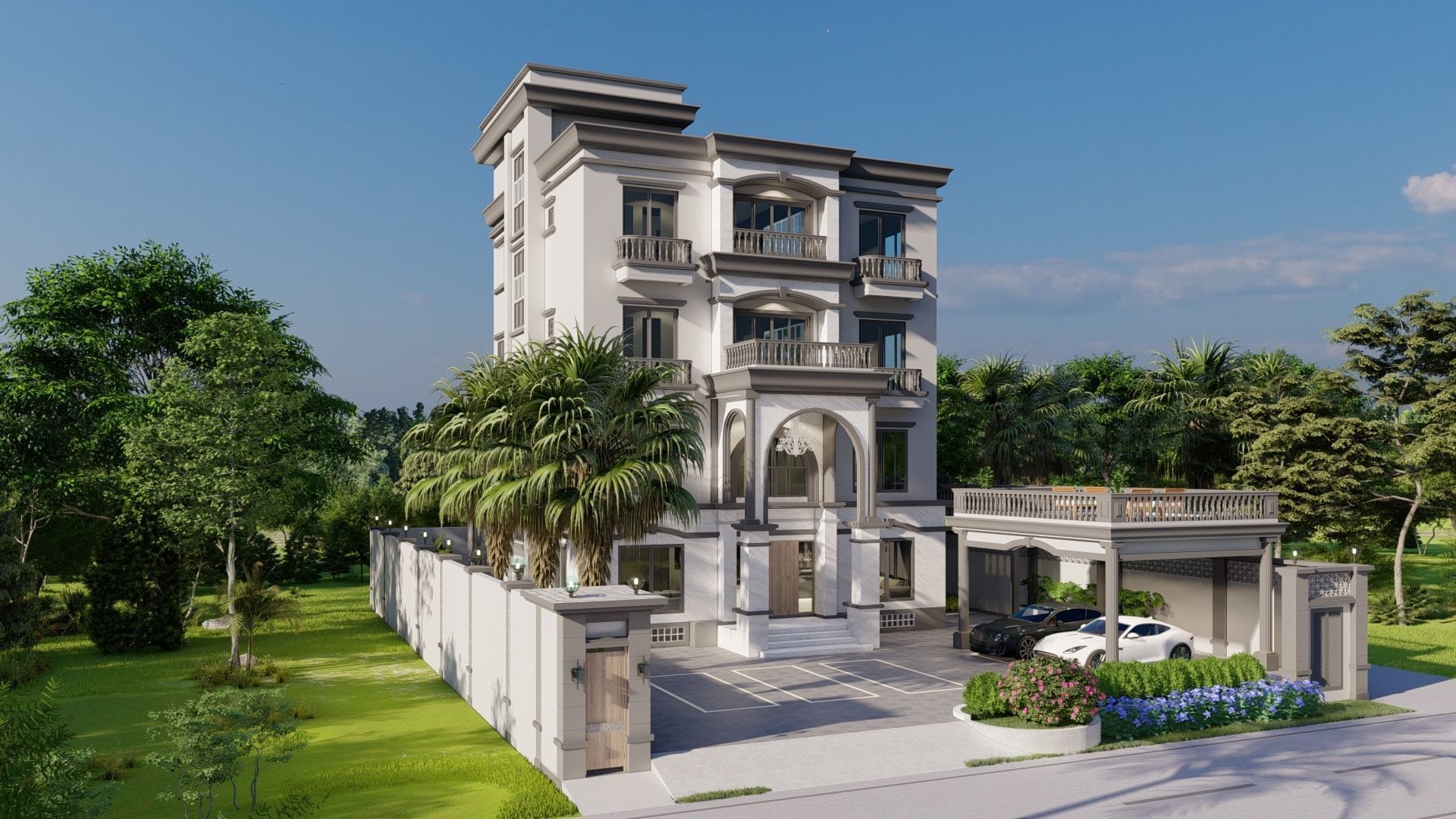 4th Floor Classic mansion 3D model_3