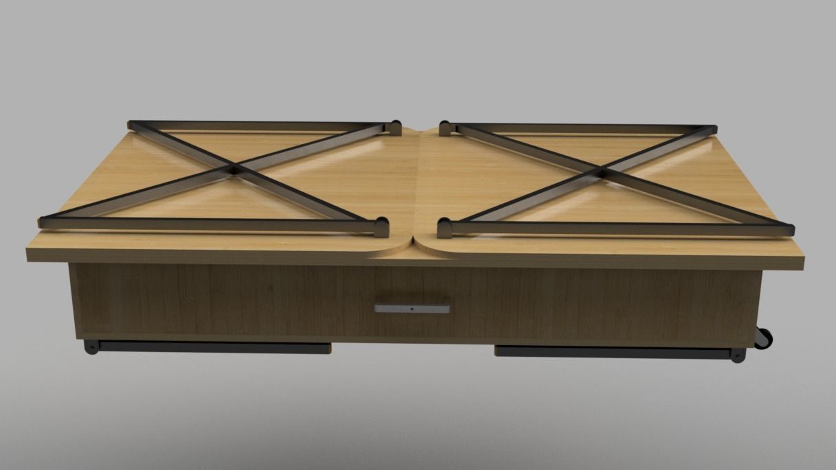 Portable table 1 3D model_14