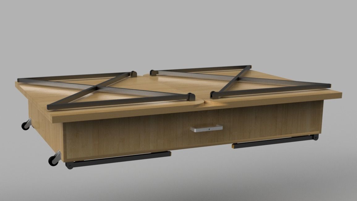 Portable table 1 3D model_15