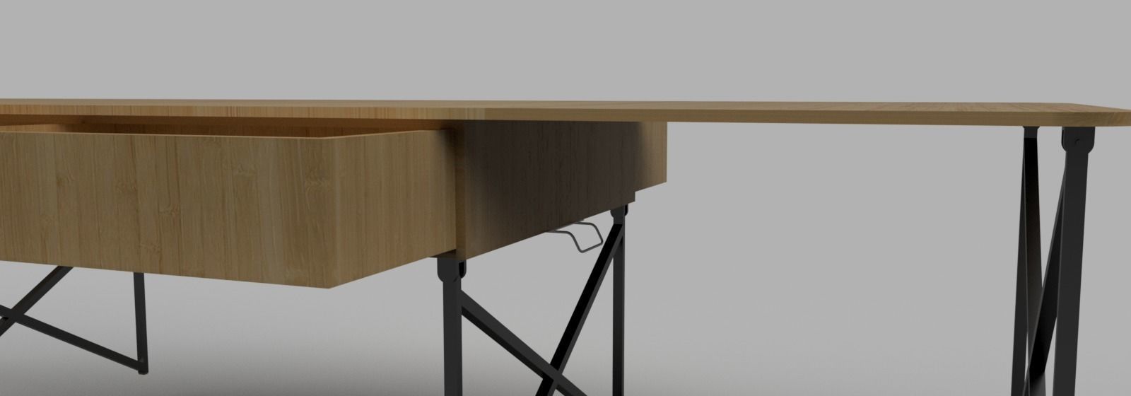 Portable table 1 3D model_8