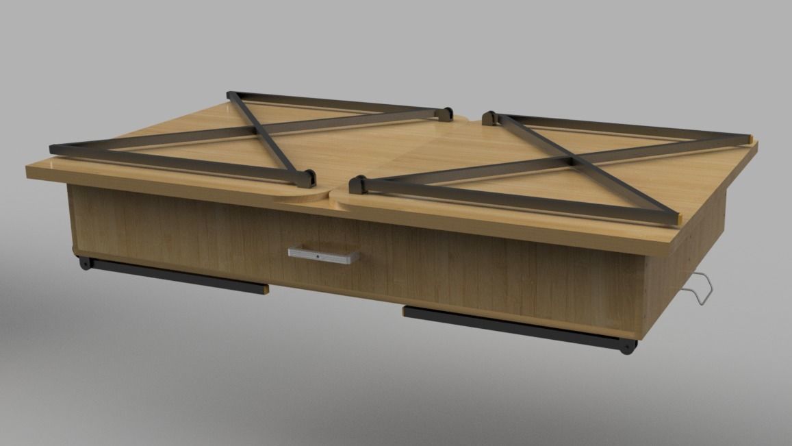 Portable table 1 3D model_16