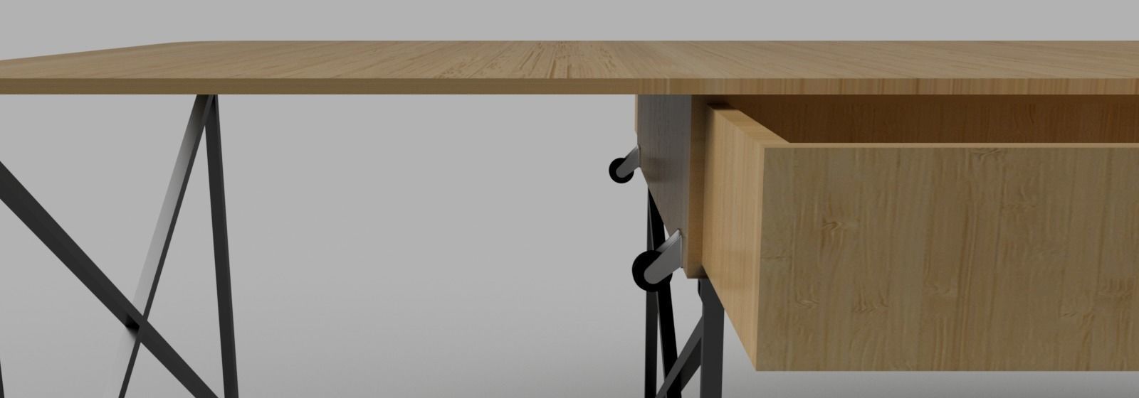 Portable table 1 3D model_6