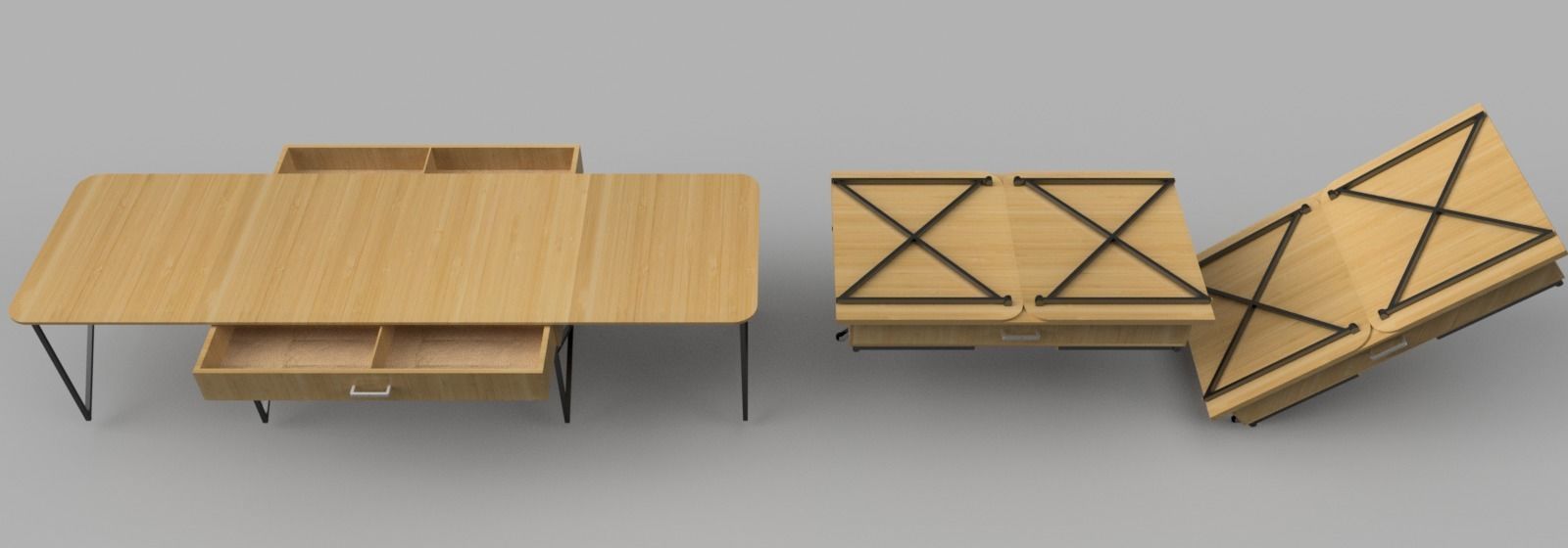 Portable table 1 3D model_1