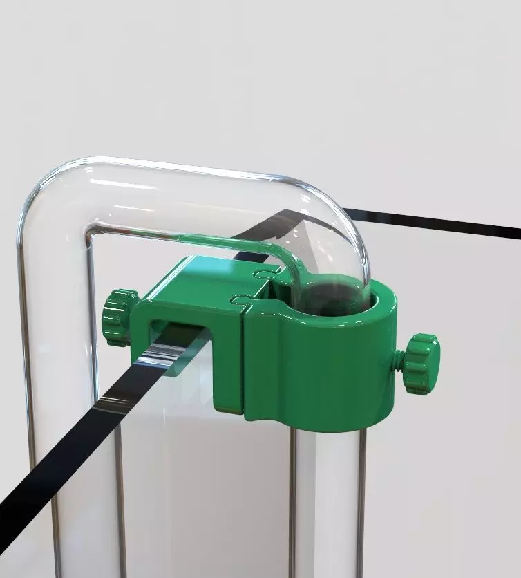 Aquarium Pipe Clip 15mm 3D print model