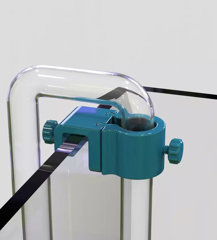 Aquarium Pipe Clip 30mm 3D print model